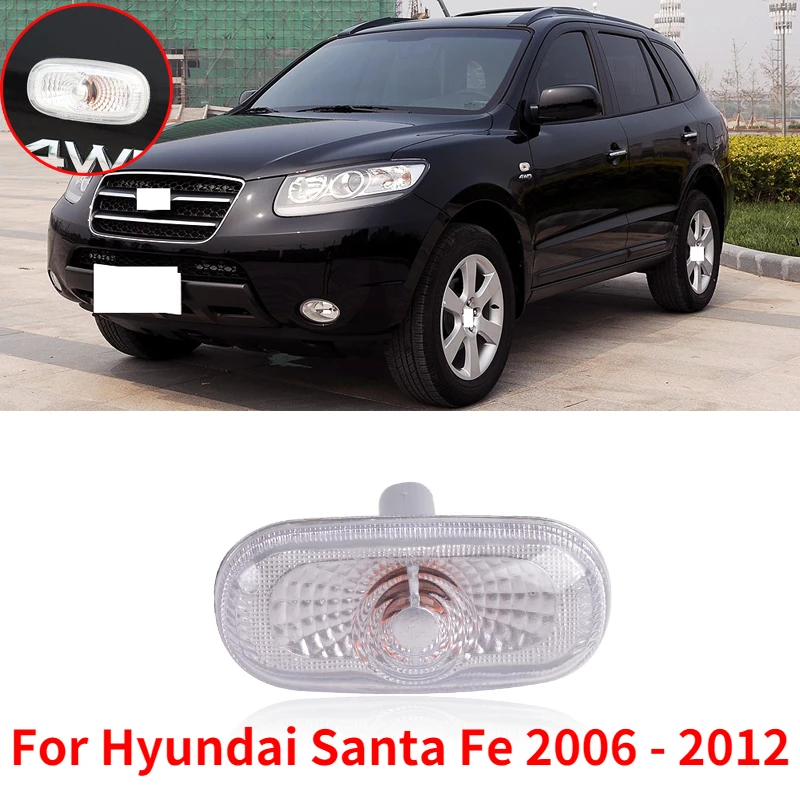 Kamshing Car FENDER Light For Hyundai Santa Fe SantaFe  2006-2012 SIDE MARKER LIGHT Side Turn Signal Lamp