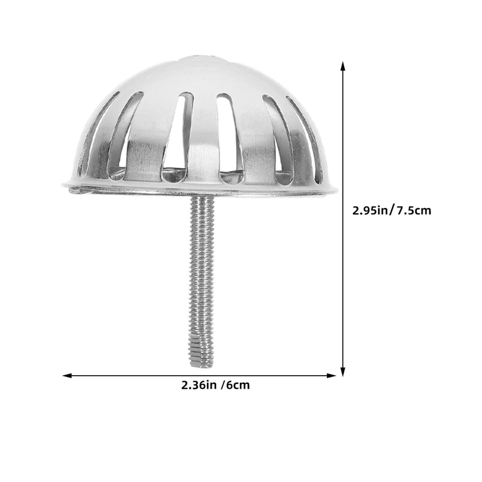 4 قطعة غطاء لبالوعة المبولة الفولاذ المقاوم للصدأ تصفية قمع غطاء للحمام مرحاض تجاري مصفاة النفايات الرجال مبولة التوصيل #5