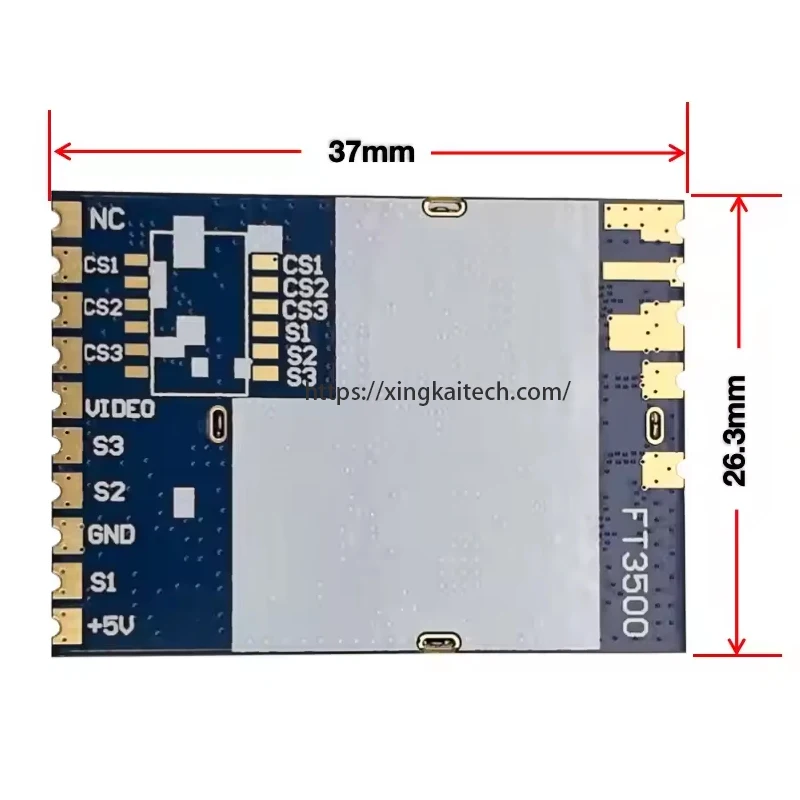 3.3G Wireless FPV Video Transmission Module Simulates Reception Module High Sensitivity and Super Strong RSSI Signal Detection