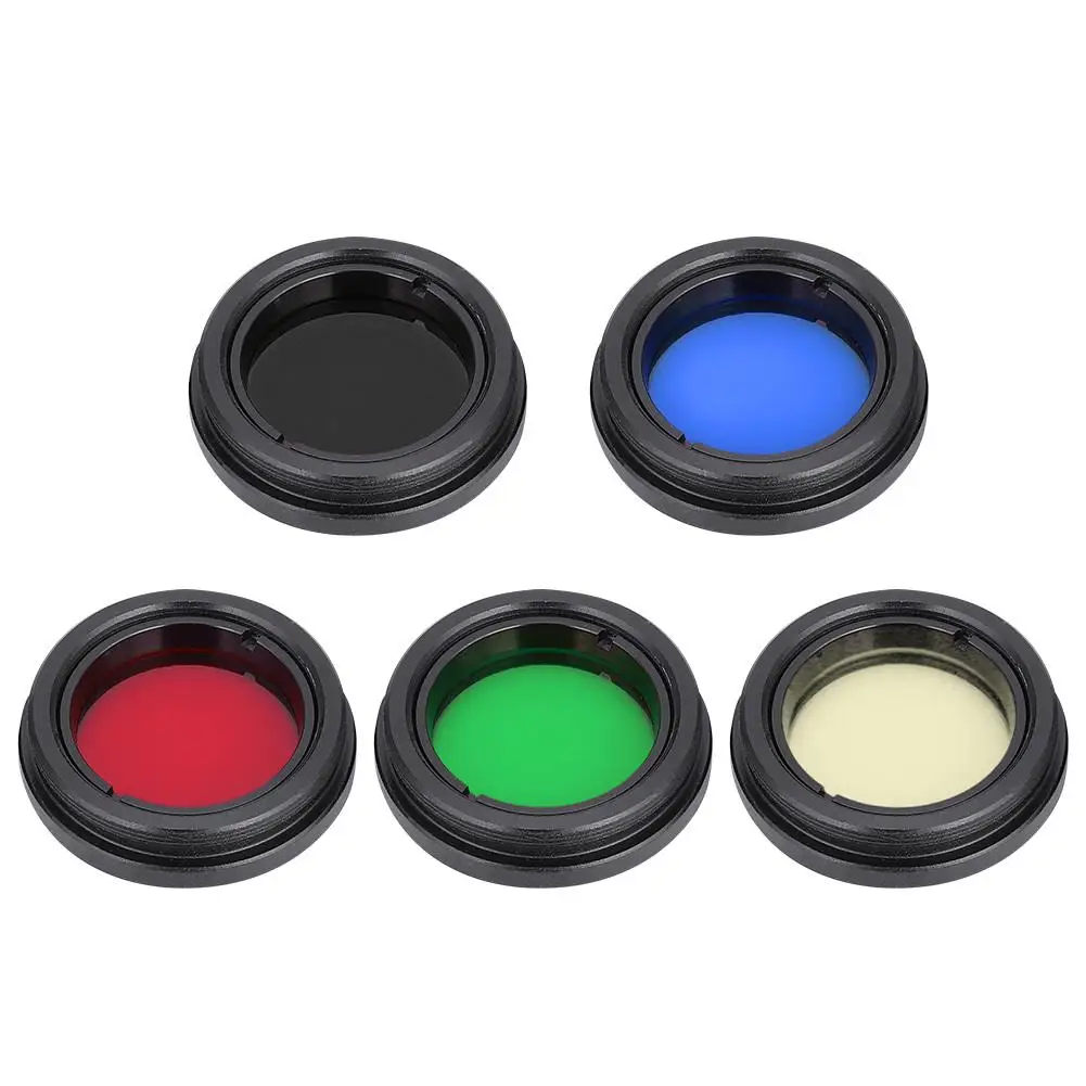 

5 Colors 1.25inch Telescope Eyepiece Lens Filter for moon Nebula Planet Sun