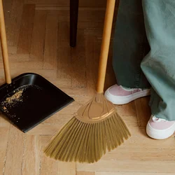 Replacement Broom Copper Color Sweeping Artifact Ceiling Cleaner Household Sweeper Floor Push Handle Brush Cleaning Tool
