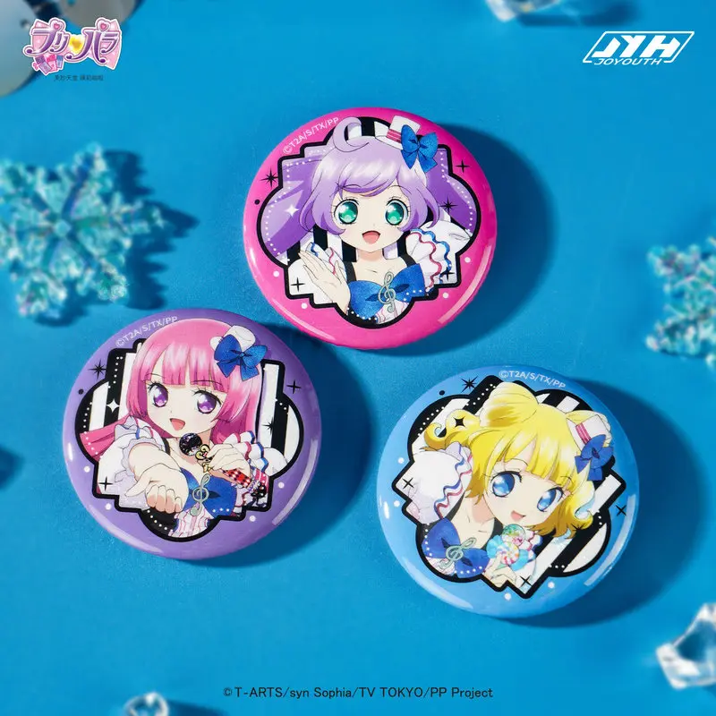 

Genuine In Stock Pripara Moe Sound Series 58mm Can Badge Manaka Laala Iron Badge Anime Collection Badge Surprise Gift