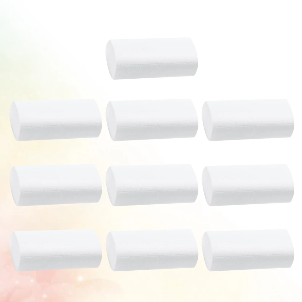 

10pcs 10 Rolls Coreless Toilet Paper Wood Pulp Soft Tissue For Home Office Use Hypoallergenic Biodegradable Bathroom Tissue