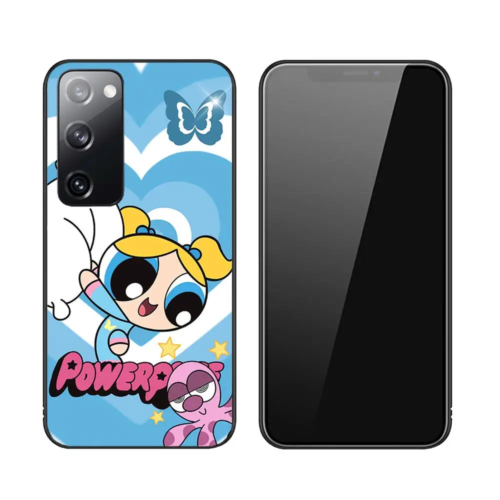 The Powerpuff Girls Bubbles TPU Phone Case Luxury For Samsung Galaxy S23 S21 S10 S30 S20 S22 S8 S9 S30 Pro Plus Ultra Fe Cover