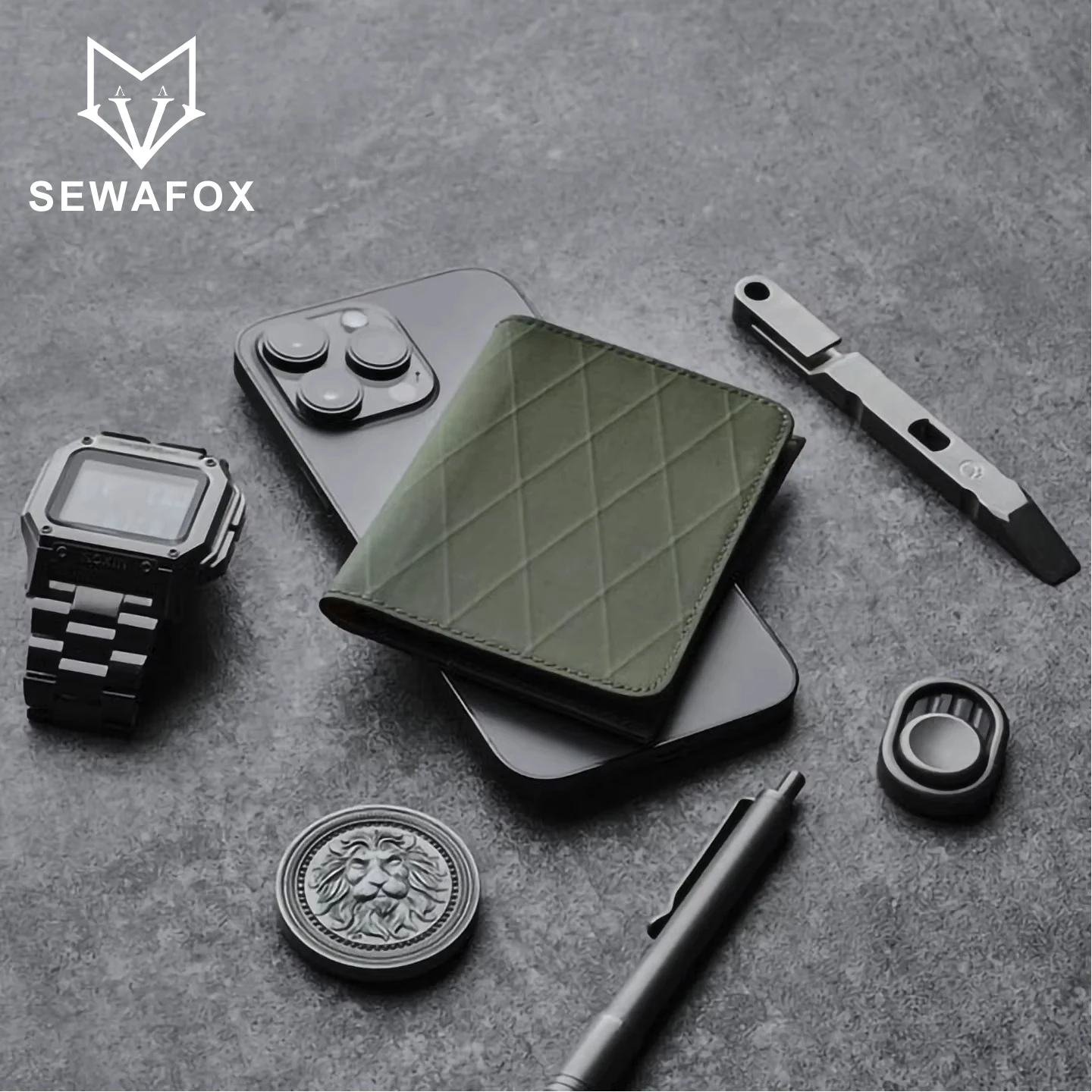 

Многофункциональный мужской кошелек для улицы, портативная сумка для документов, монетница, деловой стиль OL, полиэстер