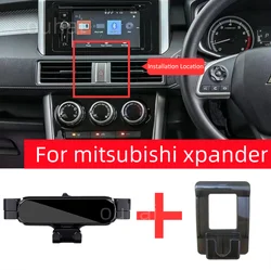 Car Phone Holder For mitsubishi xpander 2017 2018 2019 -2023 Car Styling Bracket GPS Stand Rotatable Support Mobile Accessories