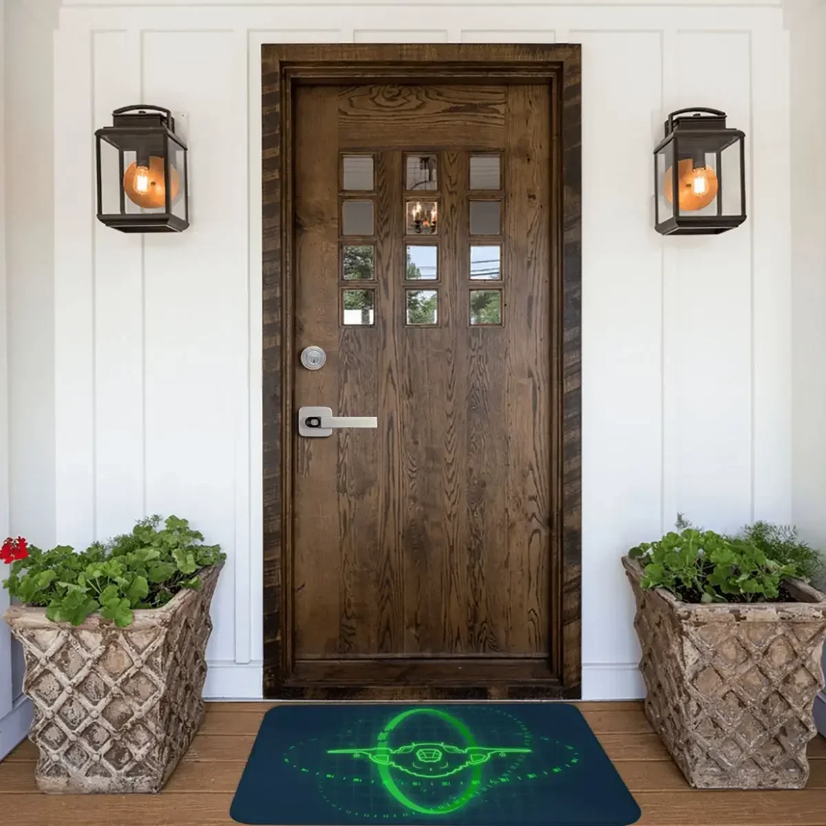 Pelican Hologram - Halo Infinite Doormat Rug Carpet Mat Footpad Polyester Non-slip Durable Entrance Kitchen Bedroom Balcony