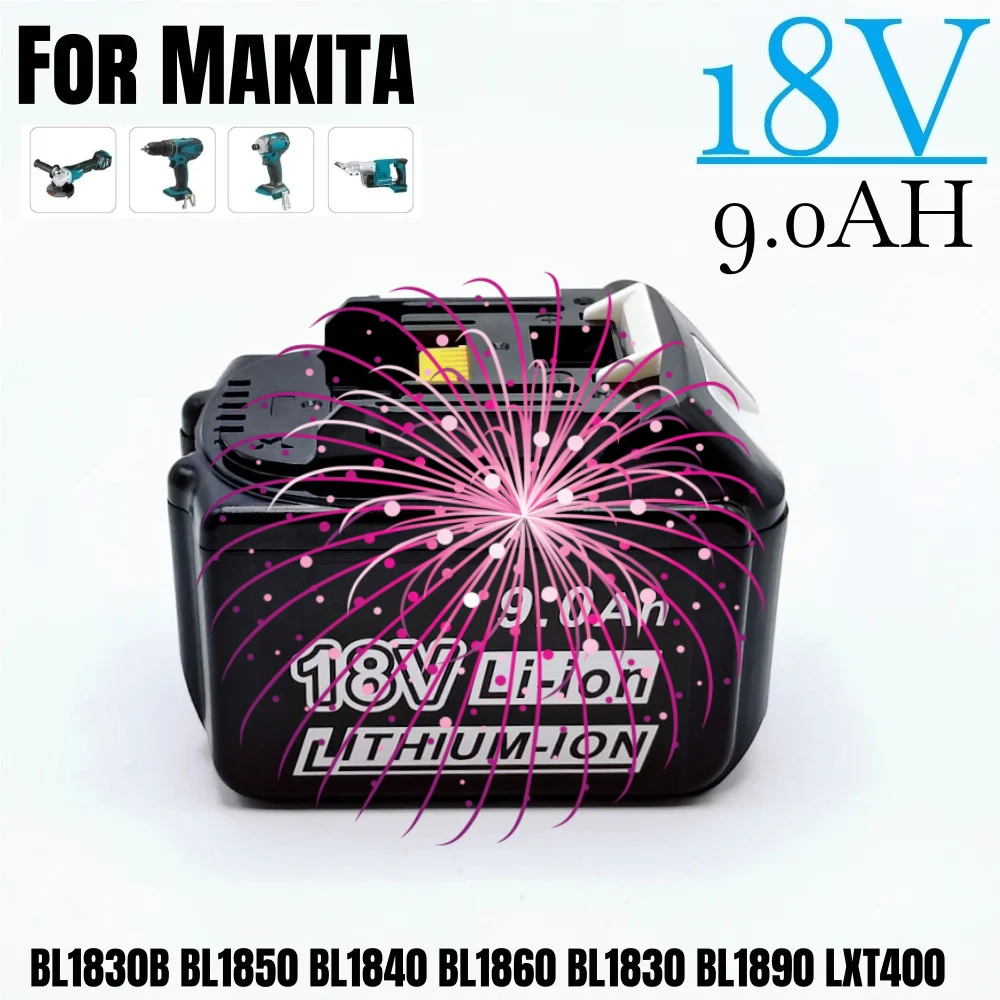 

Аккумулятор для инструментов Makita, литий-ионный, с высоким током и высокой скоростью разряда, подходит для Makita 21V/отвертки/дрели/водоструйного пистолета 18V 9.0Ah