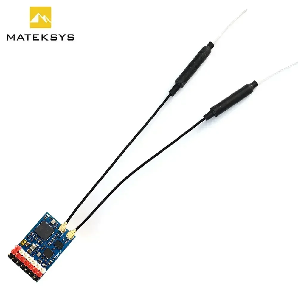 MATEK MATEKSYS R24-P6V 2,4 GHz ISM PWM VARIO Empfänger 22,5 dBm (180 mW) für RC FPV Drohne – ExpressLRS kompatibel