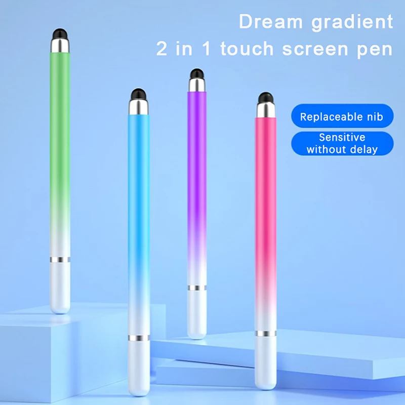 2 In 1 Stylus Pen For Cellphone Tablet Capacitive Touch Pencil For Universal Phone Drawing Screen Pencil
