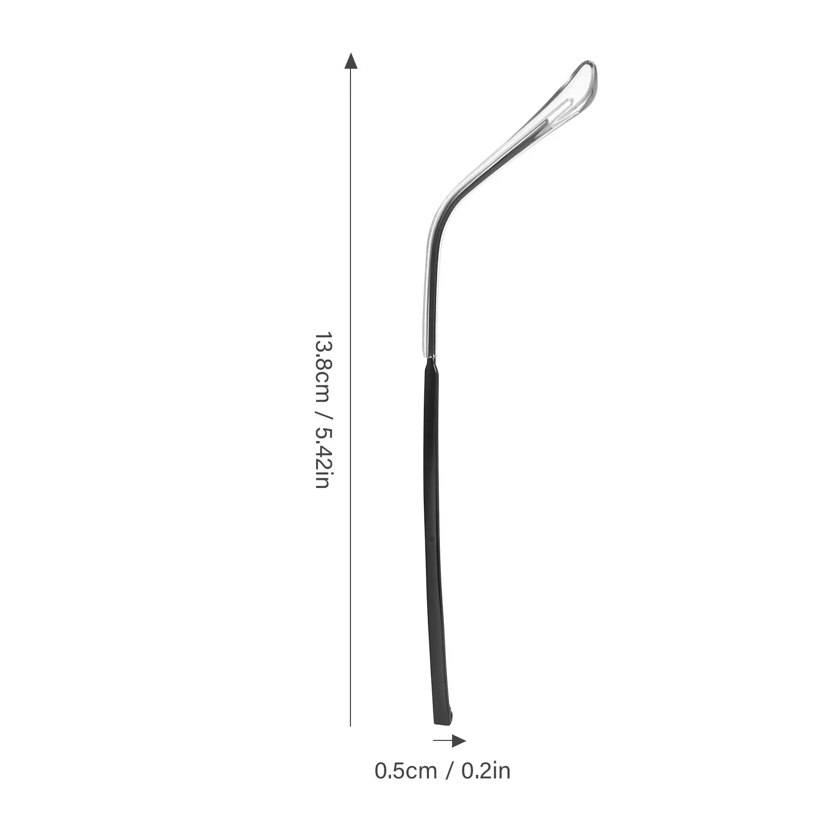 1Pair Replacement Eyeglasses Temple Arms Universal Fit Metal Resin Construction Wear Resistant Easy Installation