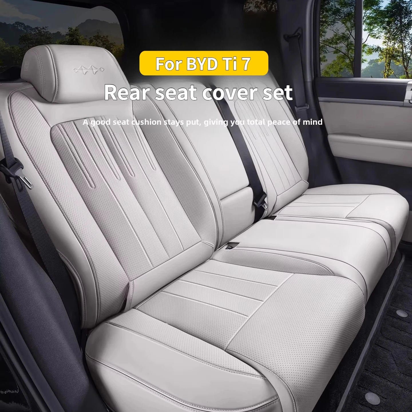 3Pcs for BYD Ti 7 Leopard 7 Anti Kick Pad Under The Second Row Seat Set Rear Anti Wear and Anti Fouling Protective Cover