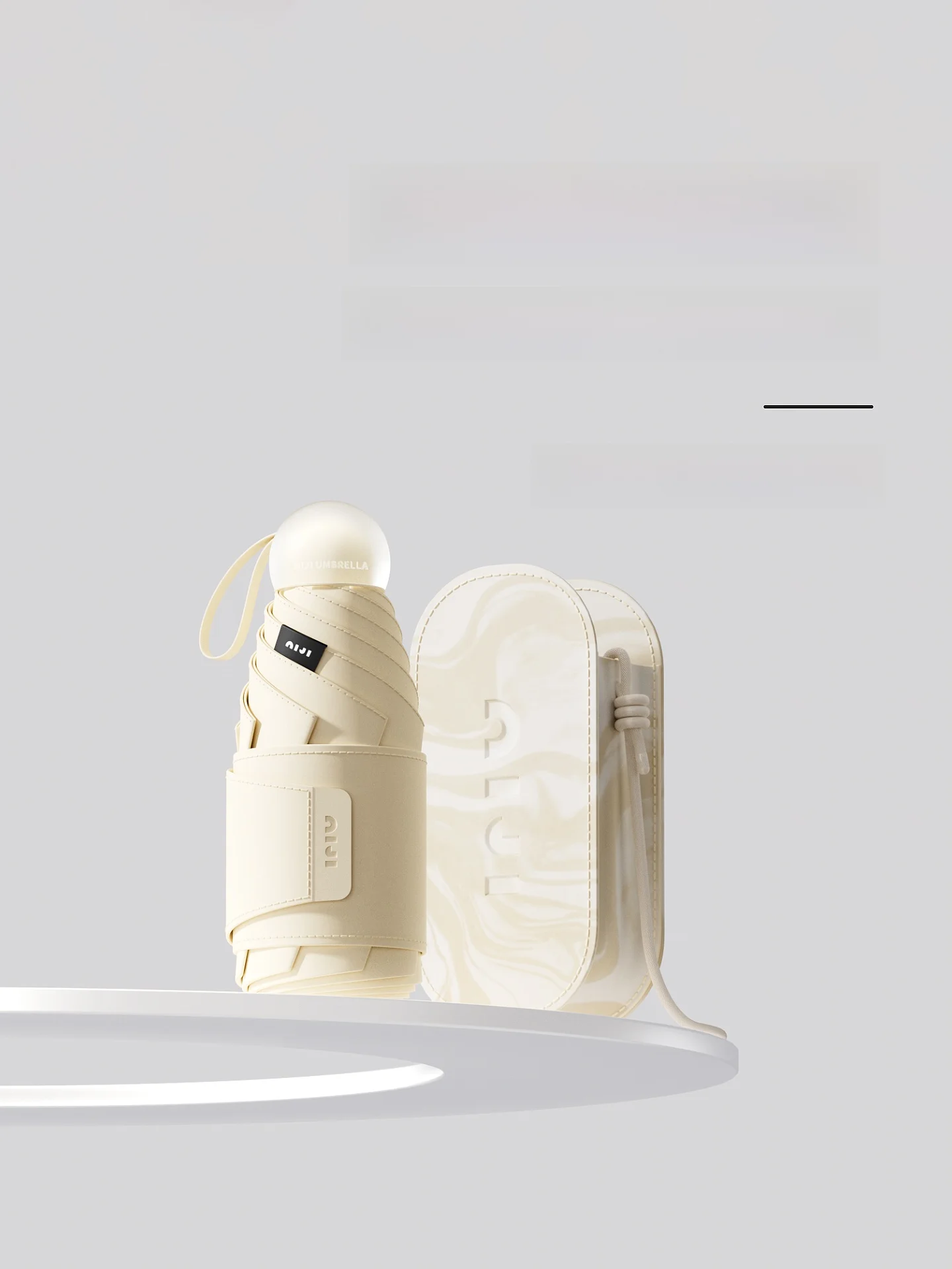 

Портативный зонт-капсула для женщин, компактный, с защитой от ультрафиолета, для дождя и солнца, легкий, складной, солнцезащитный зонт