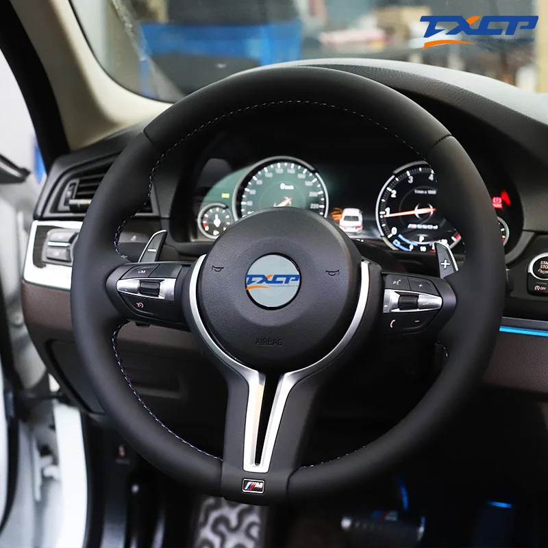 

Applicable to BMW models old and new modified full leather 3 series 5 series X1X2X3X5M3M5 thong steering wheel