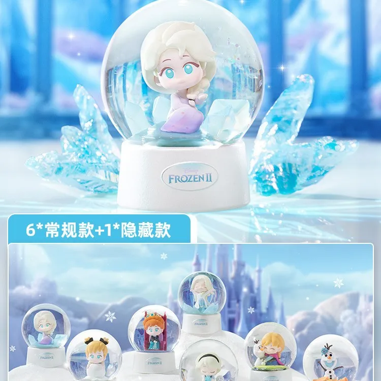 

Disney Frozen Series Mysterious Blind Box Elsa Crystal Ball Model Birthday Gift Handmade Desktop Decor Toy for Fans Friends