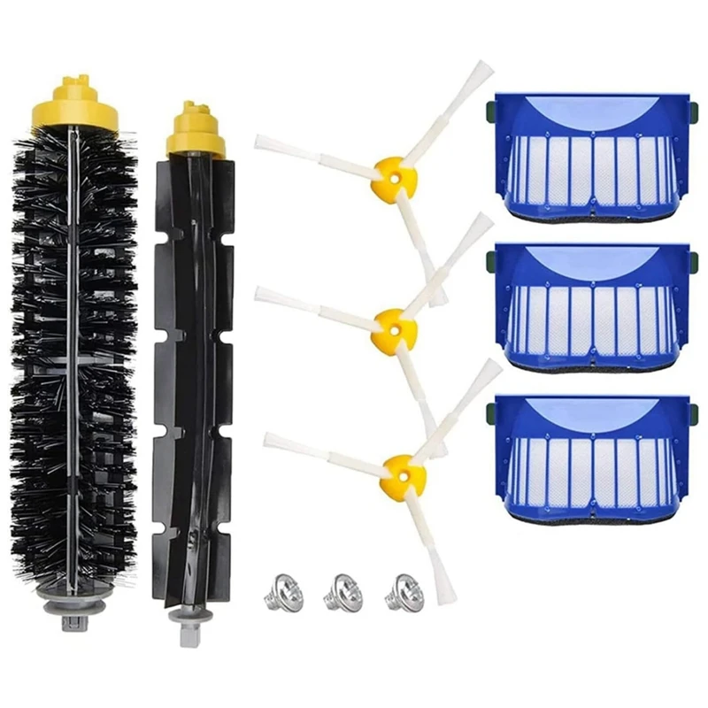 For Irobot Roomba 600 Series 660/670/680/690/6 Vacuum Cleaner Rubber Brush Hepa Filters Accessories