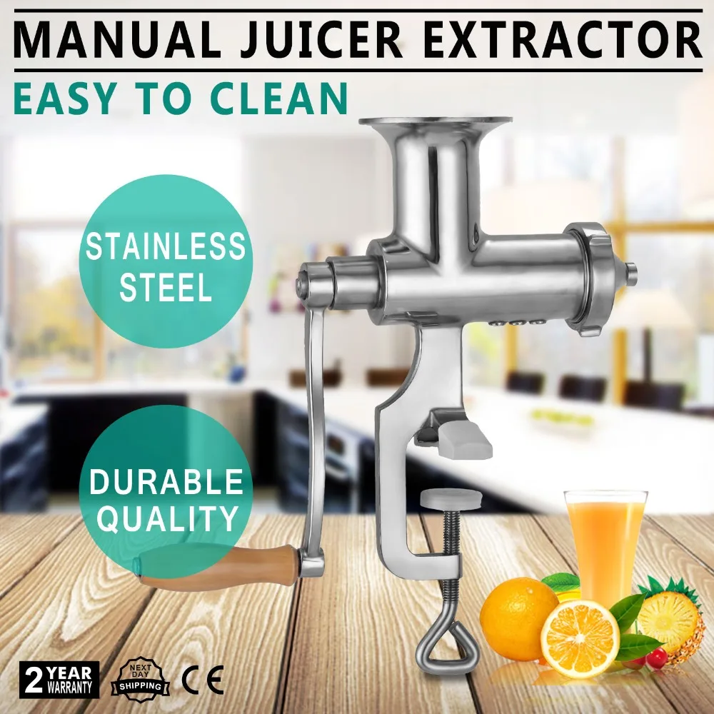 Manual Wheatgrass & Vegetable Stainless Steel Juicer BL-30