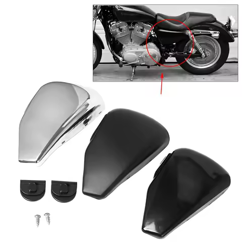 Motorcycle Left Battery Side Fairing Cover Steel For Harley Sportster Iron XL883 XL1200 1200 883 2004-2013 201-2022