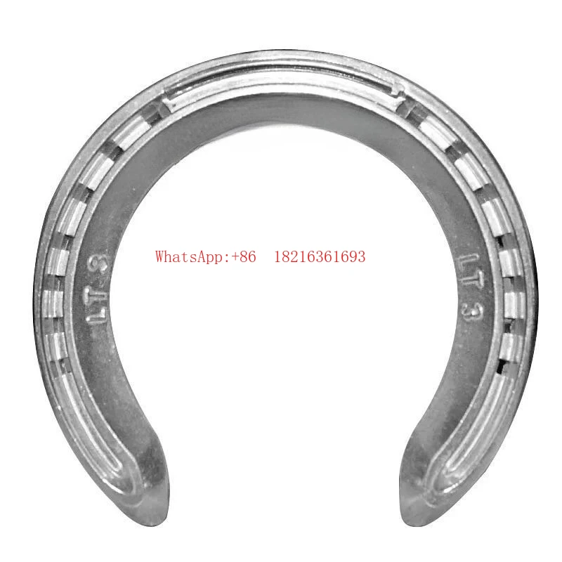 Special lightweight aluminum alloy horseshoe