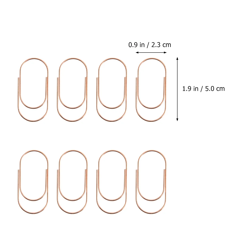 

20 Pcs Paper Clip Clips Memo Holder Metal Supplies Bookmark Photo Clamp Note Jumbo