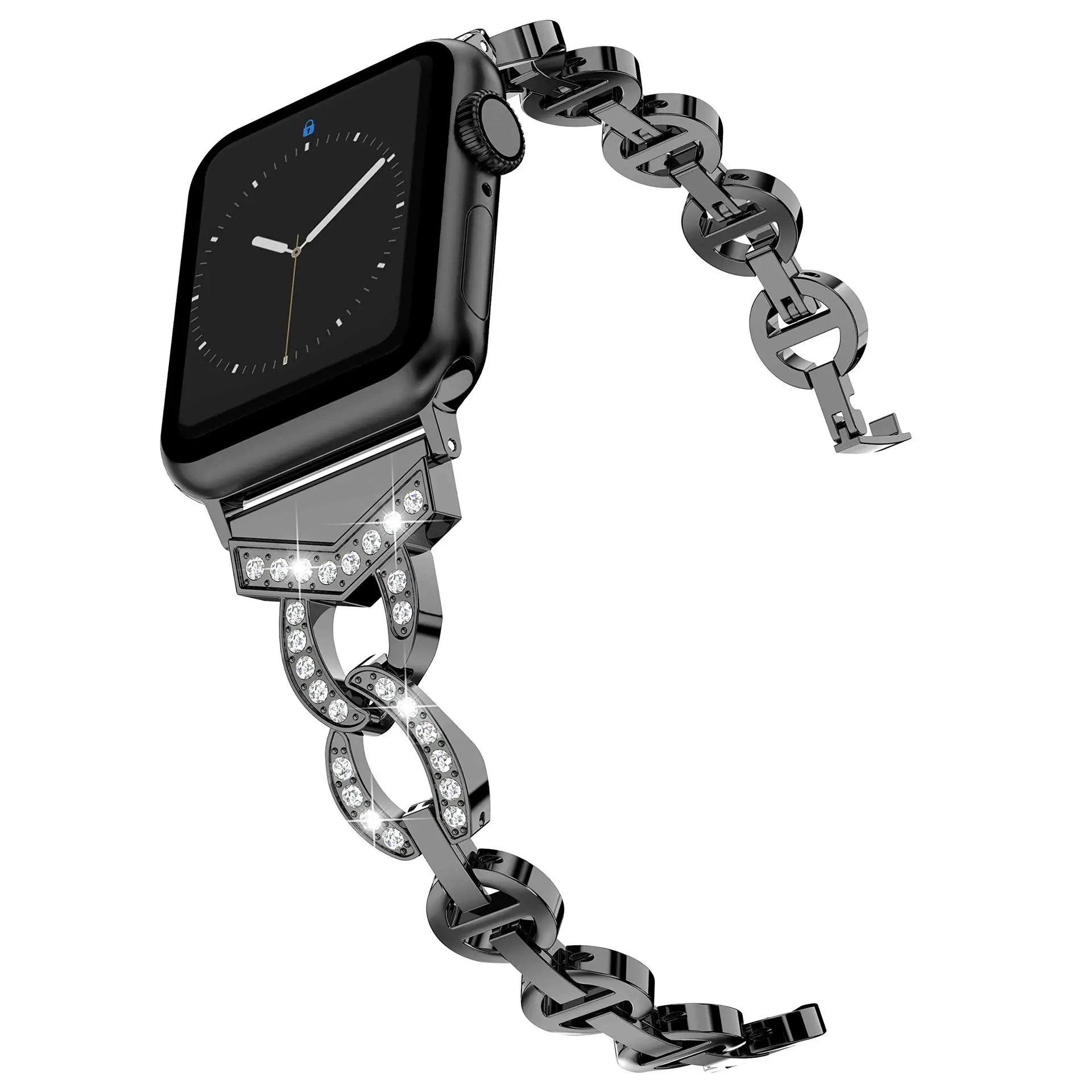 Damenarmband für Apple Watch 8 Band Ultra 49 mm 41 mm 45 mm Diamant-Stahlarmband IWatch-Serie 8 7 6 5 4 3 SE 38 mm 42 mm 40 mm 44 mm