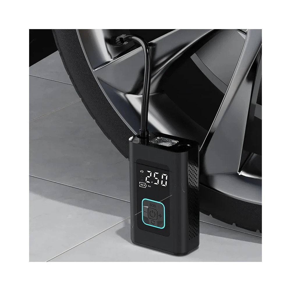 

Portable Air Pump Car Tires Air Pump Car Tire Inflator With Pressure Gauge