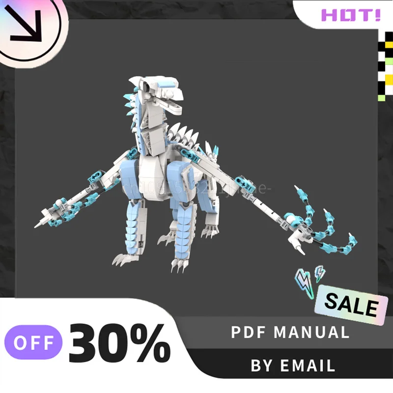 [984 個] カスタマイズされた MOC 火の翼 IceWing クリエイティブビルディングブロックセット STEM 教育玩具 DIY 建設モデルキットギフト