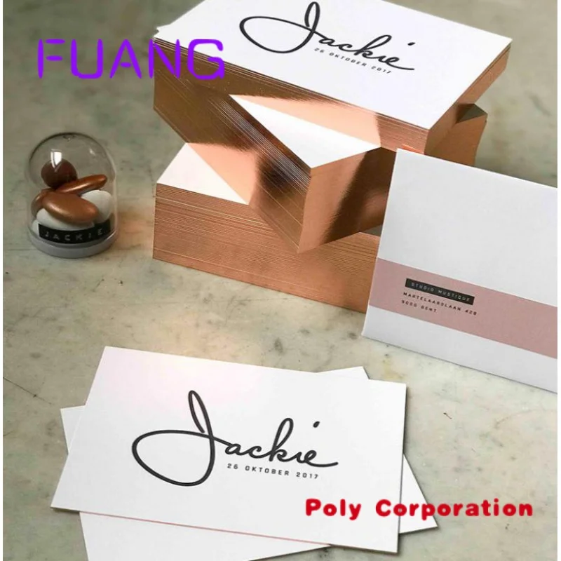 Custom  Manufacture cheap luxury embossed business cards with logo paper cards printing service