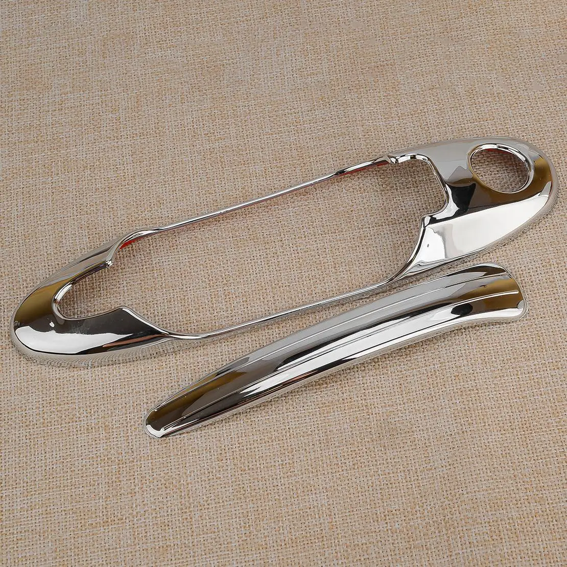 

1 комплект, накладка на внешнюю дверную ручку, подходит для Toyota Sequoia Tundra Lexus LX470 2005 2006 2007, хромированный ABS