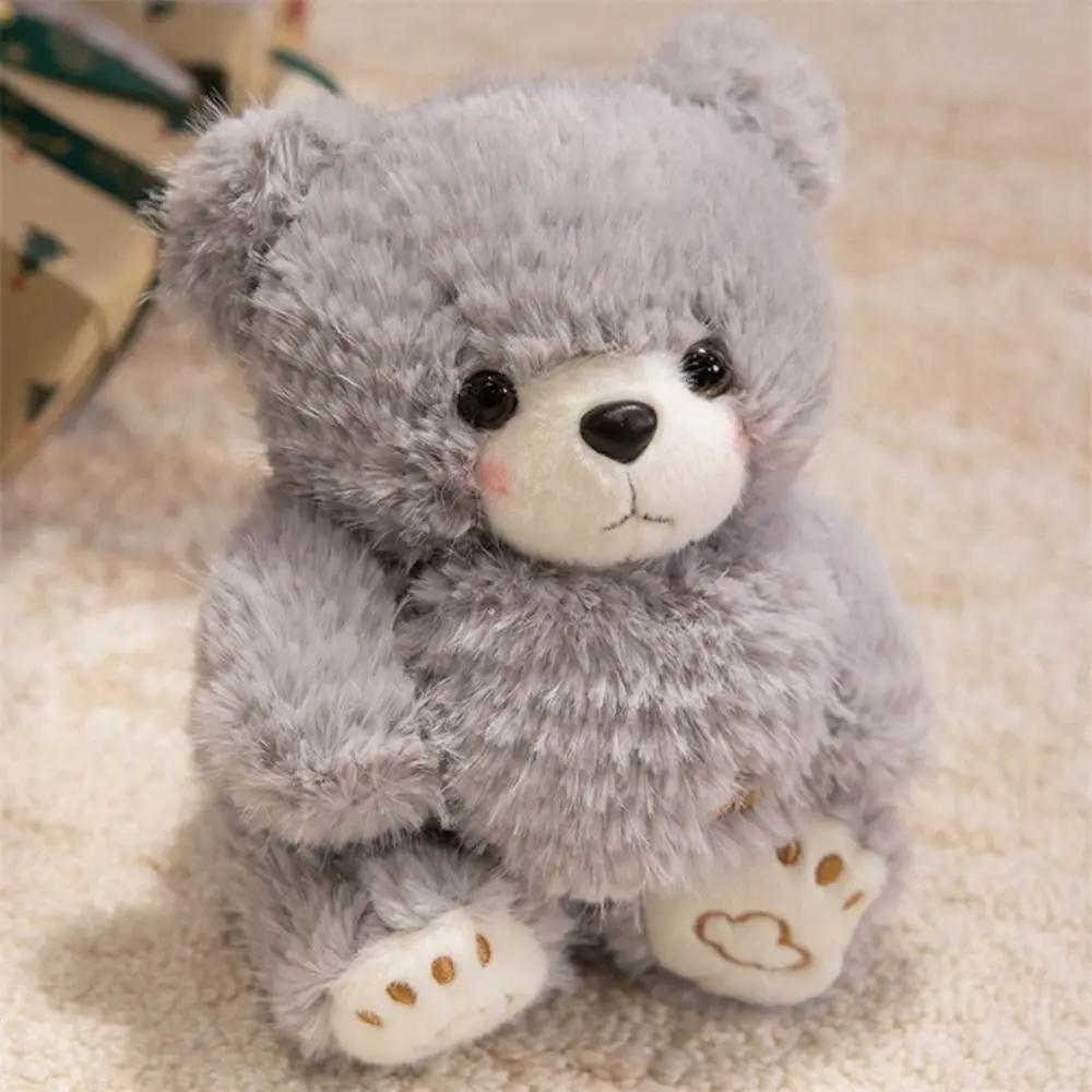 

Плюшевая кукла-медведь с изображением любви, сидящая, 28/38 см, мягкая пушистая кукла-медведь, мягкая пушистая кукла-животное для детей, девочек и мальчиков