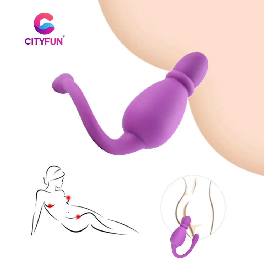 

CITYFUN Mini Soft Silicone Anal Plug Vaginal Masturbator G-Spot Stimulation Protaste Massager Sex Toys For Women Men Gays 18+