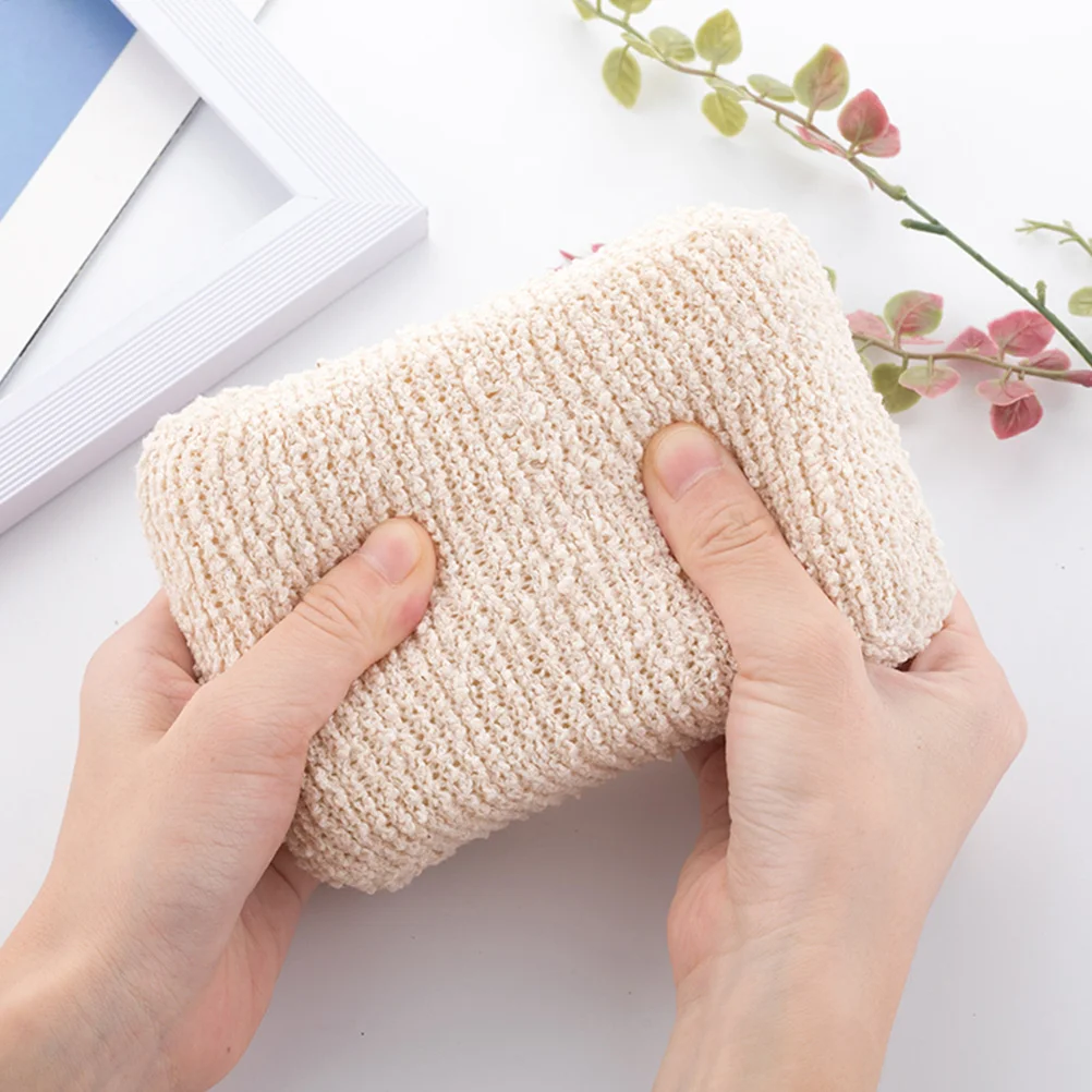 

2 Pcs Cleaning Bath Wipes Sponge Product Sponges for Shower Accessories Scrubber Travel