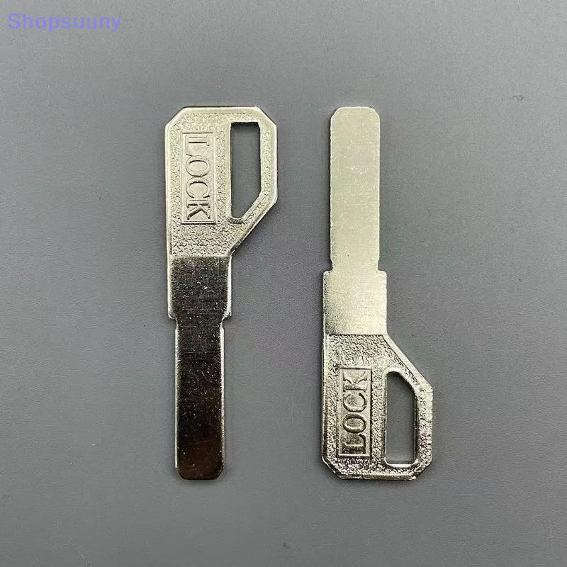 [SU]High-Quality Smart Lock Key Blanks Fingerprint Lock Blade Flat Keys Small Handle L Electronic Door Lock Replacement Keys[SU]