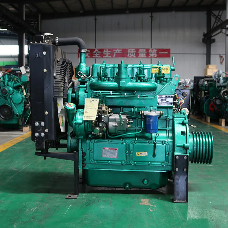 Bom preço 100HP polia motor diesel com embreagem