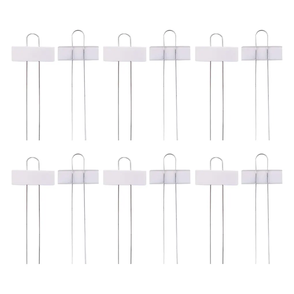 

12pcs Wide Application Metal Plant Labels For Easy Plant Organization Durable And Long-lasting black