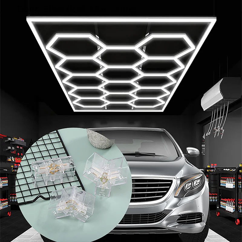 【GE】2-Pin V/Y/I Connector For LED Lamp Suitable For Bordered Honeycomb Light Tube 110-240V For Universal Car Wash Workshop