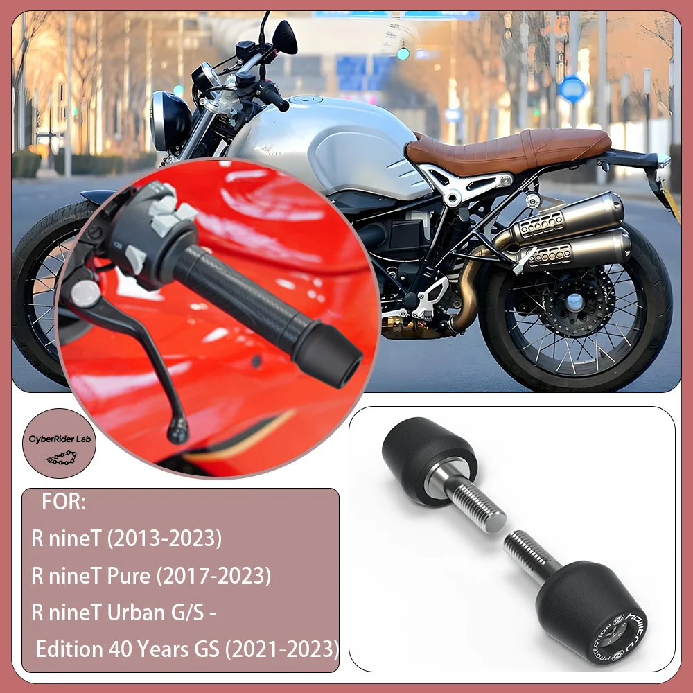 

For BMW R nineT/Pure/Urban G/S/Racer/Scrambler 2013-2023 Bar End Weights - CNC Motorcycle Grips Caps No Tools Rider Gift​