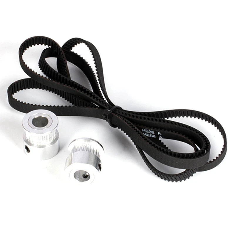 【Limited Offer】Z- Timing Belt Pulley Kit 24-Tooth Synchronous Wheeland 1210mm Belt for X5SA-400/X5SA -400PRO/X5SA-400-2E