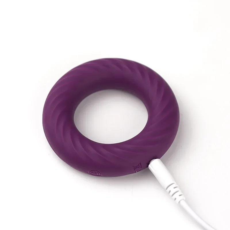 Anillo vibrador de goma para pene de hombre, Juguetes sexuales para adultos, juguetes anales de cerdo, productos sexuales para adultos, 18 Electro Toysbutt