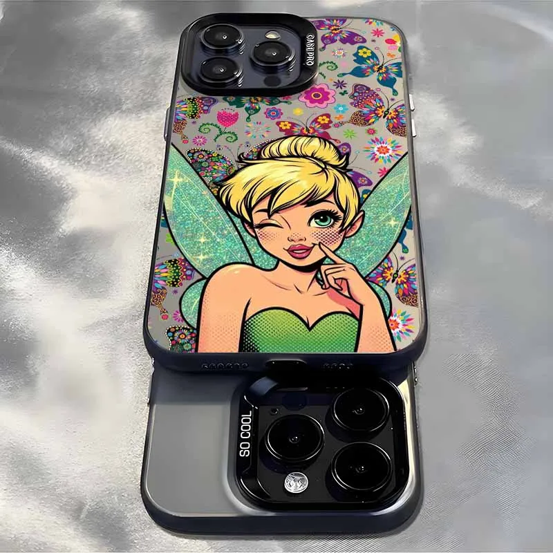 ديزني تينكر بيل لسامسونج A56 A55 A54 A53 A52 A51 A36 A35 A34 A33 A32 A31 A26 A25 A24 A23 غطاء فوندا الملونة