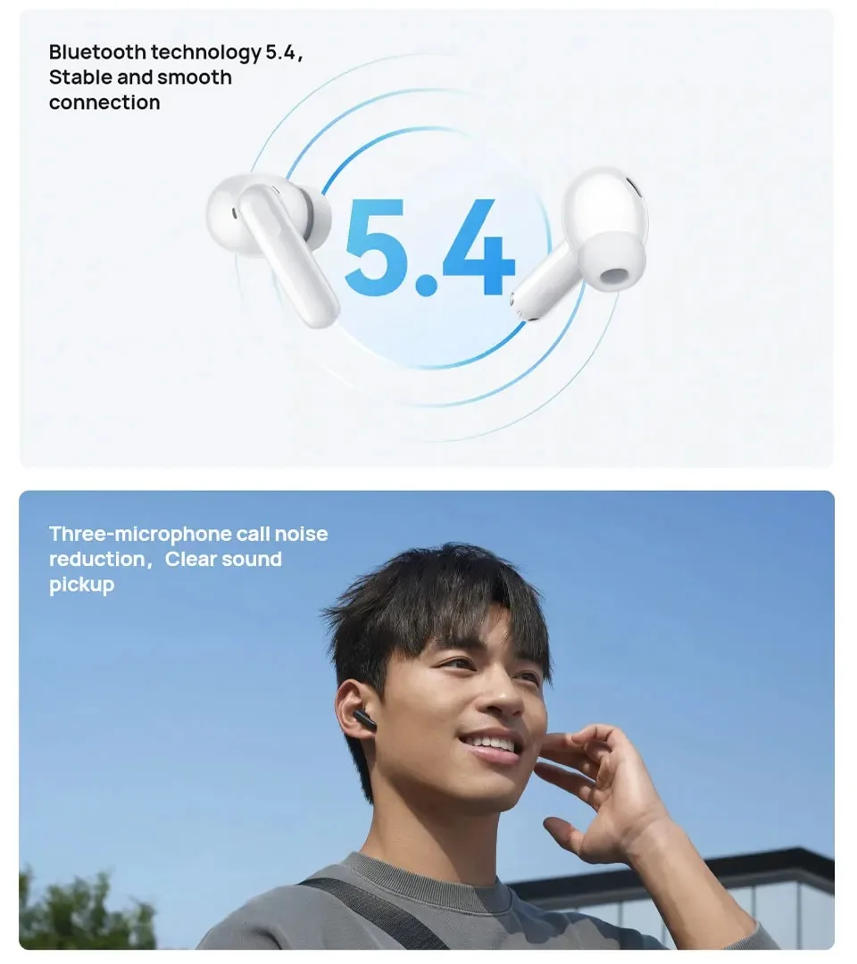 سماعة Huawei FreeBuds SE 4 ANC اللاسلكية بتقنية البلوتوث، شبه داخل الأذن، مكالمة موسيقية، رياضية للجري، شحن سريع