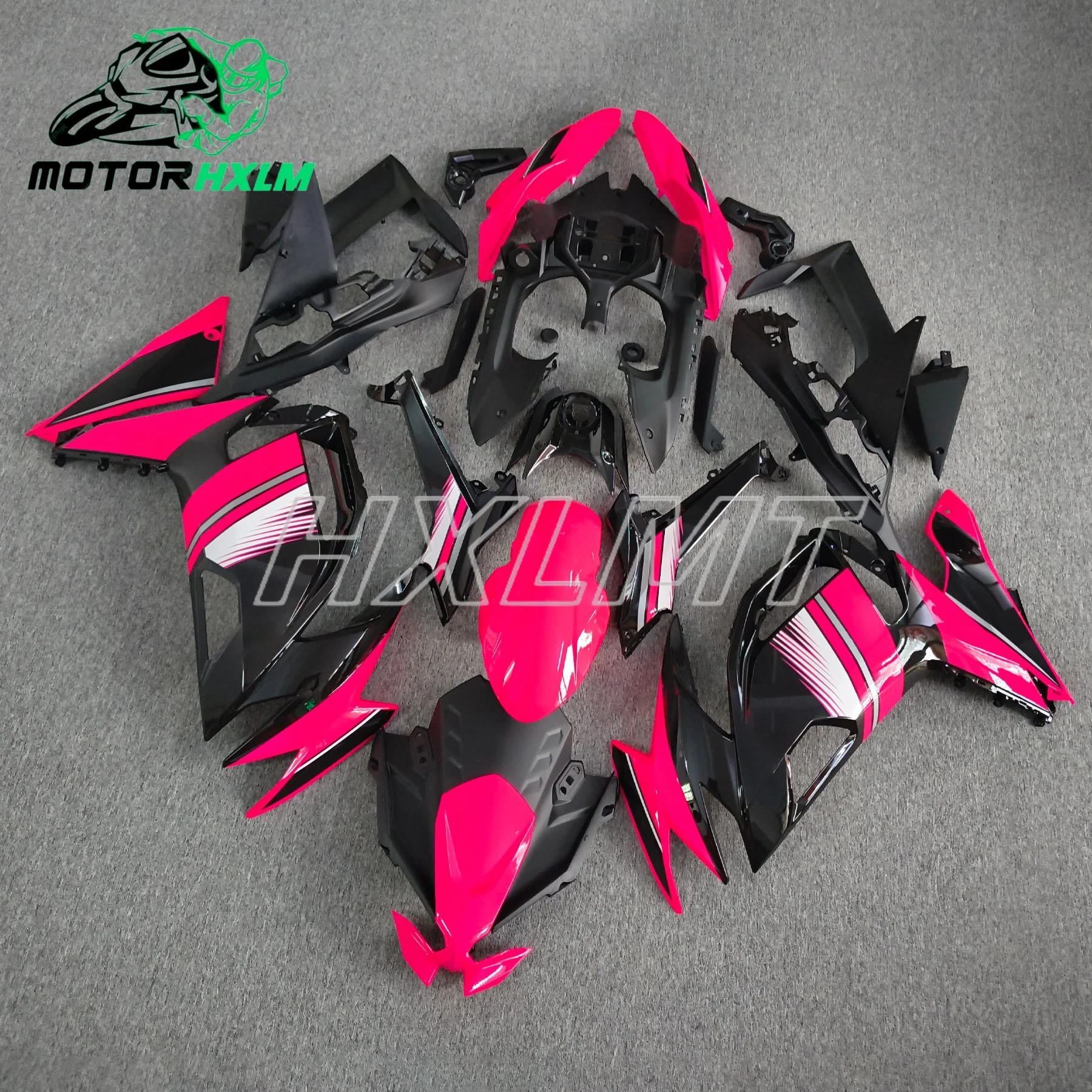 Motorcycle For Ninja 650 Ninja650 2021-2022-2023-2024 Full Fairing Kit Bodywork Cowling New KRT Green Printed Line Design 2