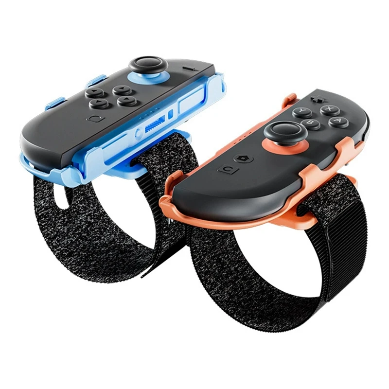 Aolion Game Bracelet Strap for Switch 2 Controller Wristband for NS2 Full Dance Power Joycon Controller Accessories Blue Orange - view 5