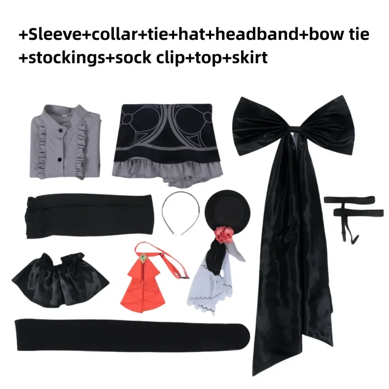 FC6Game Blue Archive Aomori Mine Costume Cosplay Parrucca Principessa Lolita Abito Uniforme Donna Kawaii Natale Festa di compleanno On @ FC