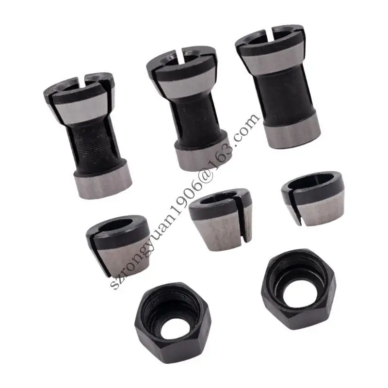 

6.35mm 8mm 6mm Collet Chuck Adapter Engraving Trimming Machine Electric Routers Milling Cutter Electric Accessories