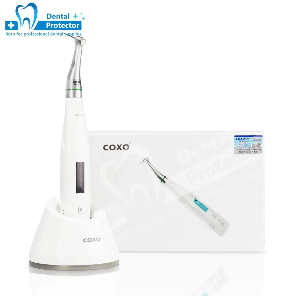 COXO C Smart Mini AP Dental Wireless Endo Motor Smart with LED Lamp 16:1 Standard Contra Angle with Apex Locator