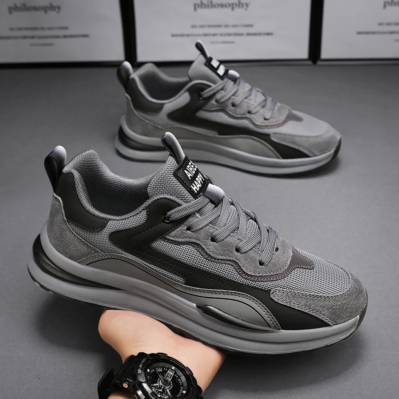 

Men's Labor Protection Work Shoes Summer Breathable Mesh Casual Thick Bottom Sports Shoes Anti-slip Outdoor Leisure Footwear