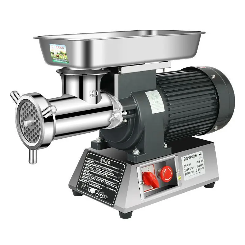 Meat grinder Commercial high-power stainless steel large minced meat filling enema machine