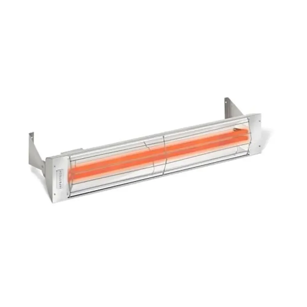 

Electric Patio Heater 5000W Tower Radiant White Finish 240V Outdoor Usage Adjustable Brackets