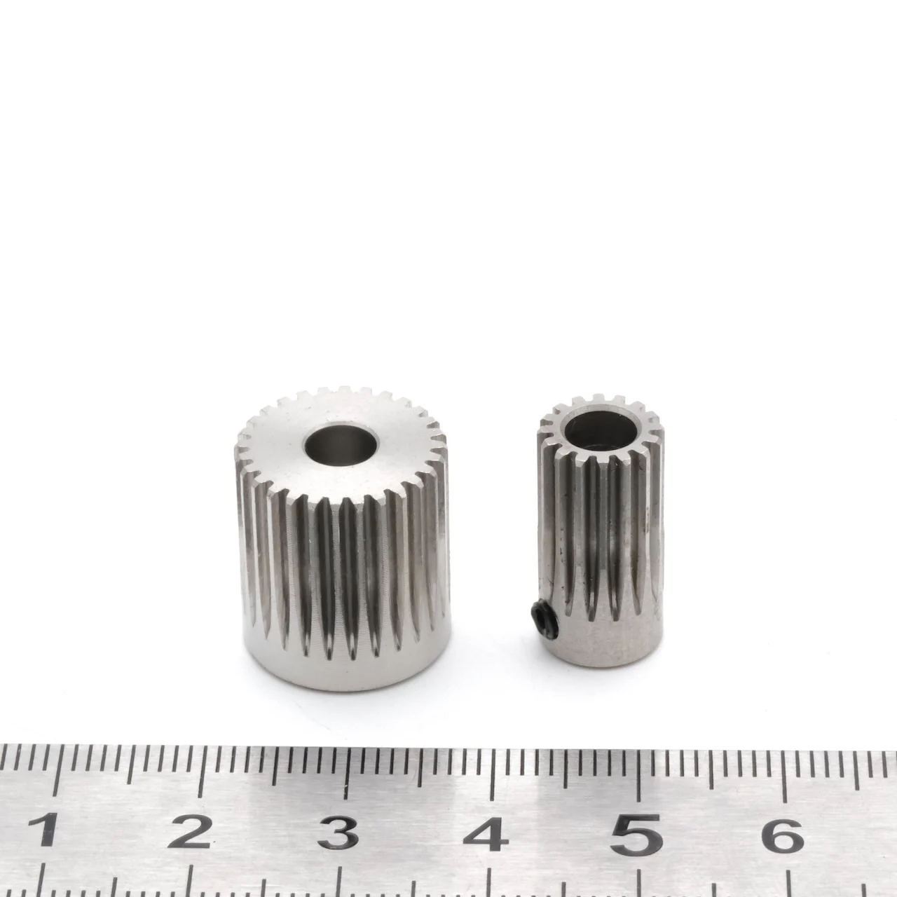 High Strength 0.5M Precision Stainless Steel Gear 304 16/18/20/24/28 Teeth Motor Model Gear 5/6mm Robot Model Wheel